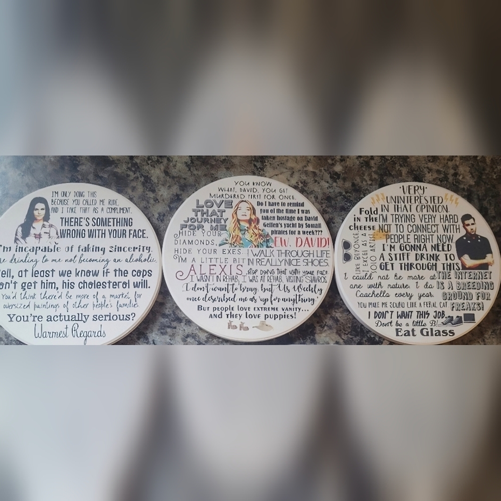 Schitts Creek Drink Coasters